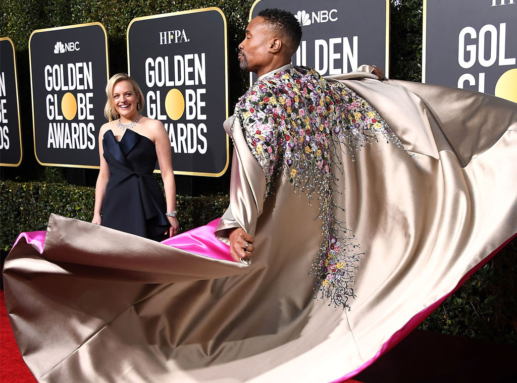 Billy Porter, Elisabeth Moss, 2019 Golden Globe Awards